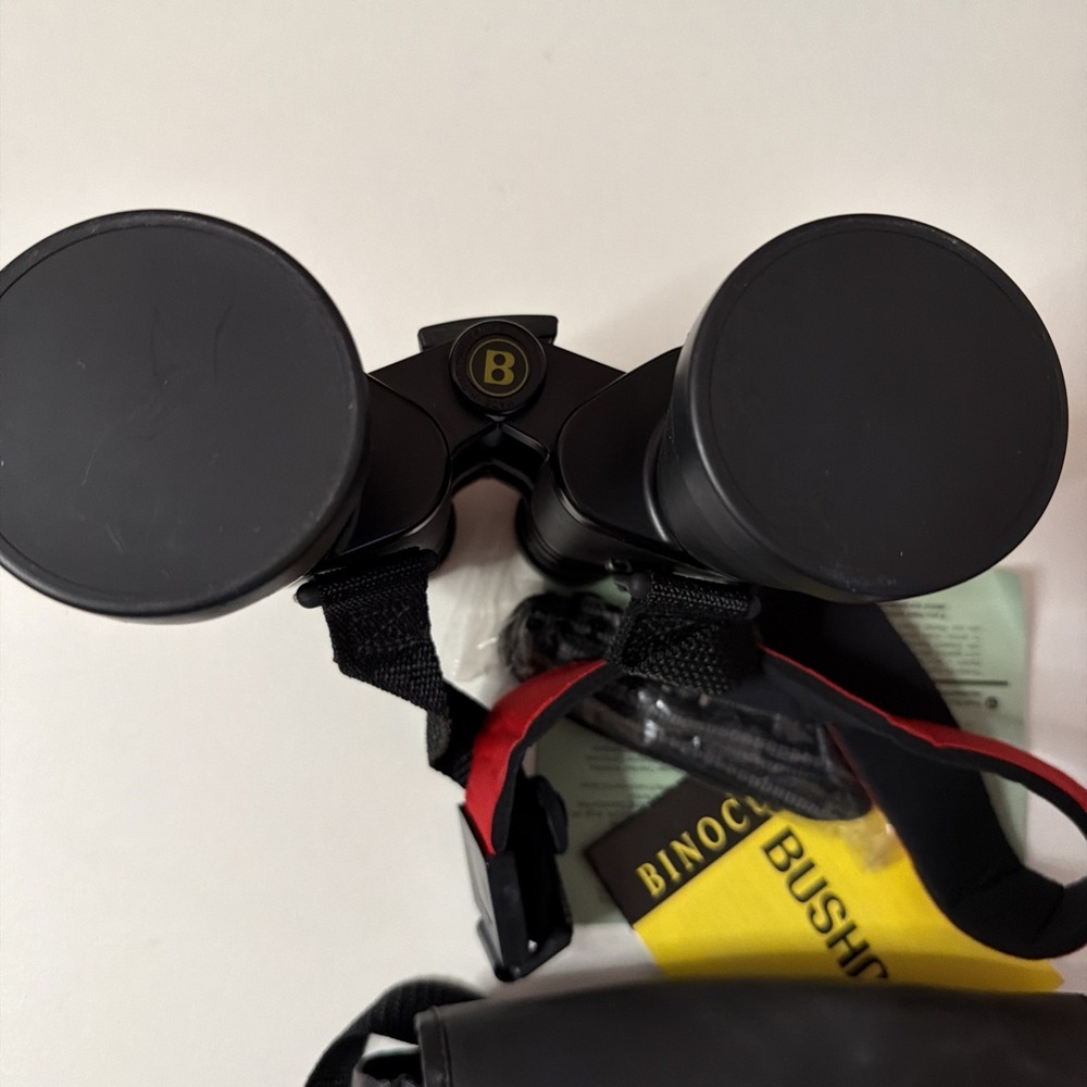Bushnell PowerView 13-1056 Wide Angle Binoculars Black 10x50 341ft at 1000yds - Picture 7 of 11